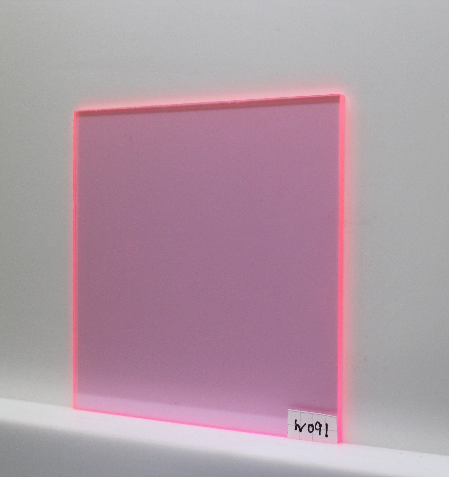 3mm W-091 Fluorescent light pink acrylic sheet