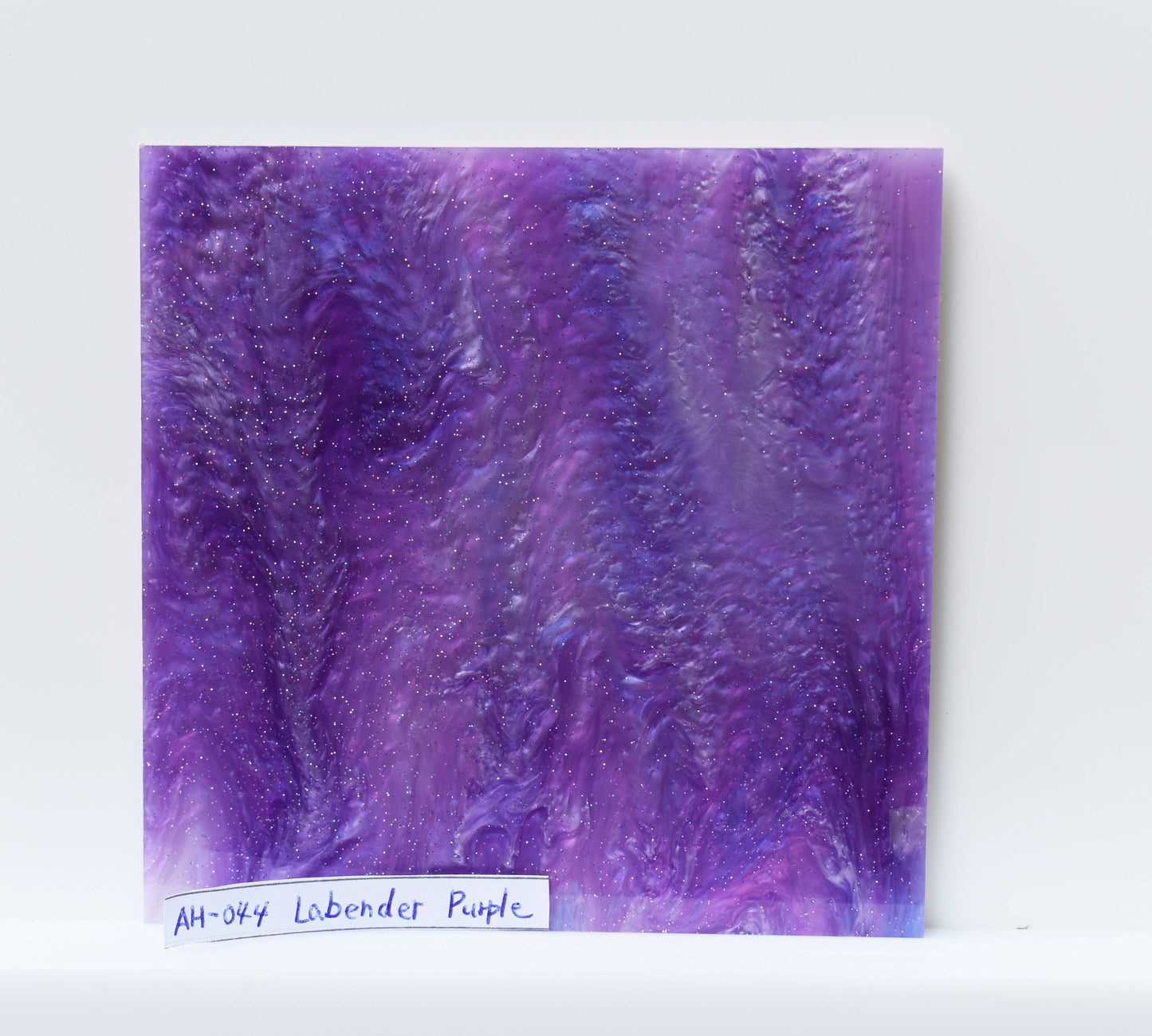 3mm AH-044 Lavender purple shimmery marble & holographic glitter