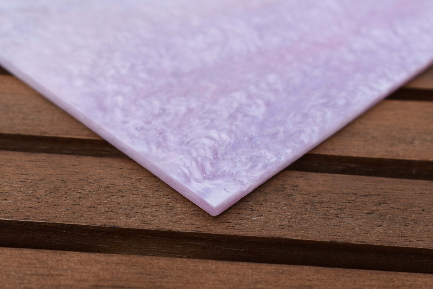 3mm AH-045 Baby pink shimmery marble & holographic glitter acrylic sheet