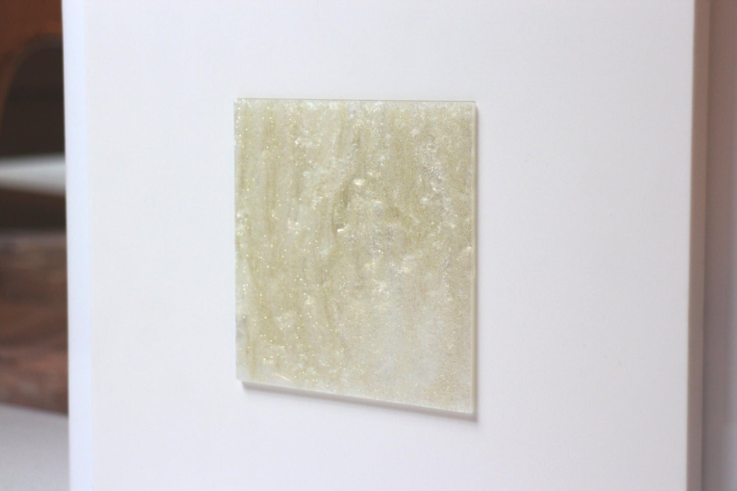 3mm W603 (Formerly W504) Beige and white marble acrylic sheet with glitter
