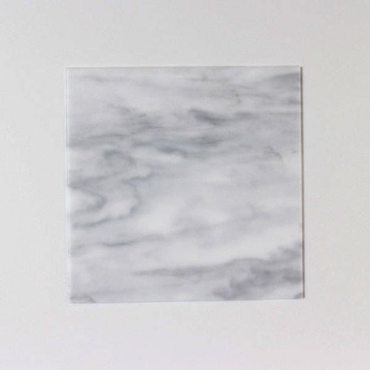 3mm W157 White and grey marble acrylic sheet "Kemuri"