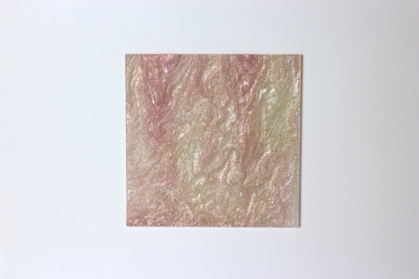 3mm W601 (Formerly W502) Pink and white marble acrylic sheet with glitter